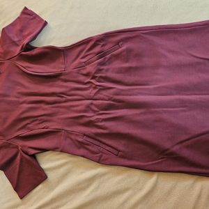 Burgundy Lands End dress